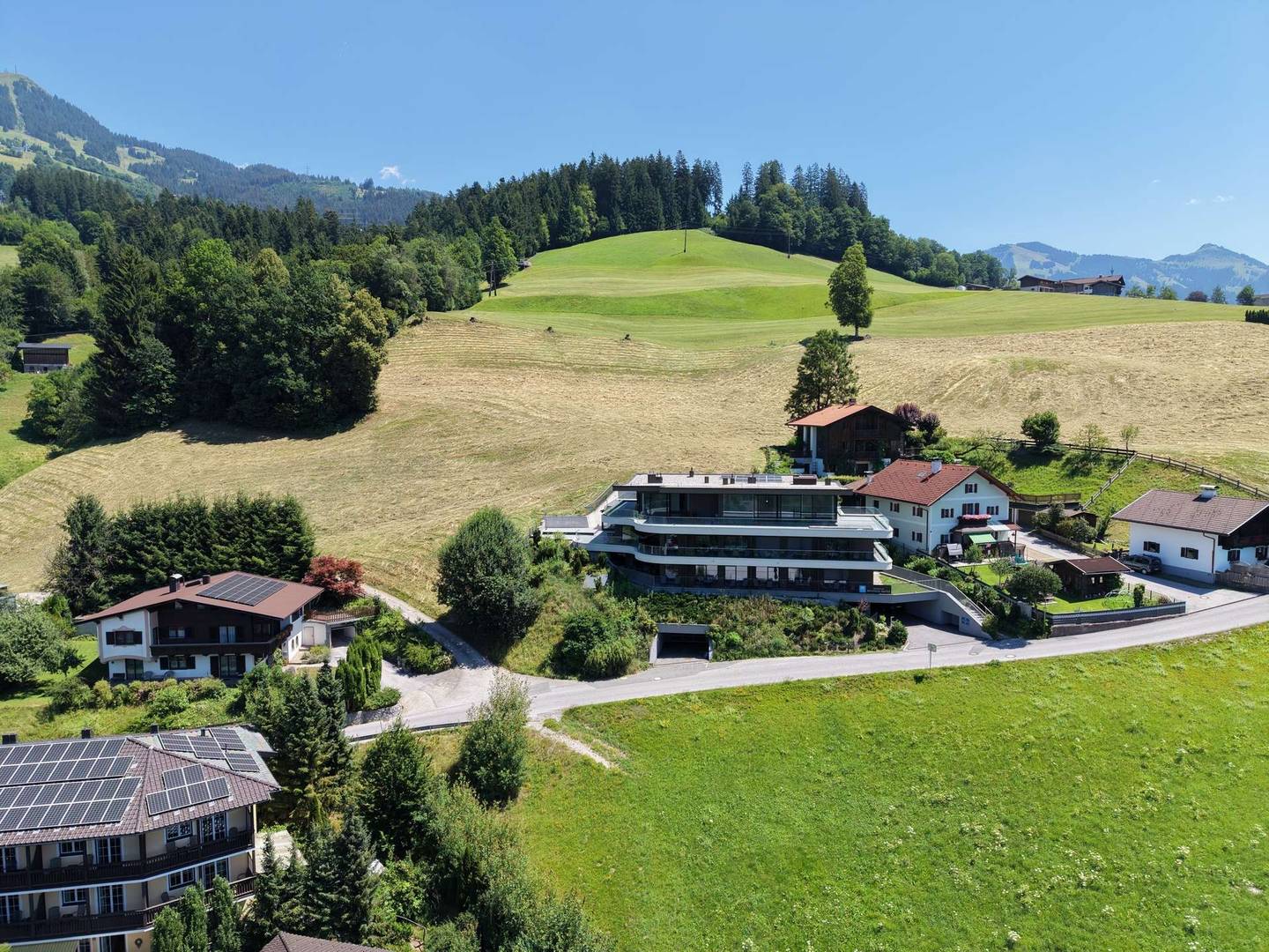 Sonnige Wohnung mit großer Terrasse direkt an der Skipiste