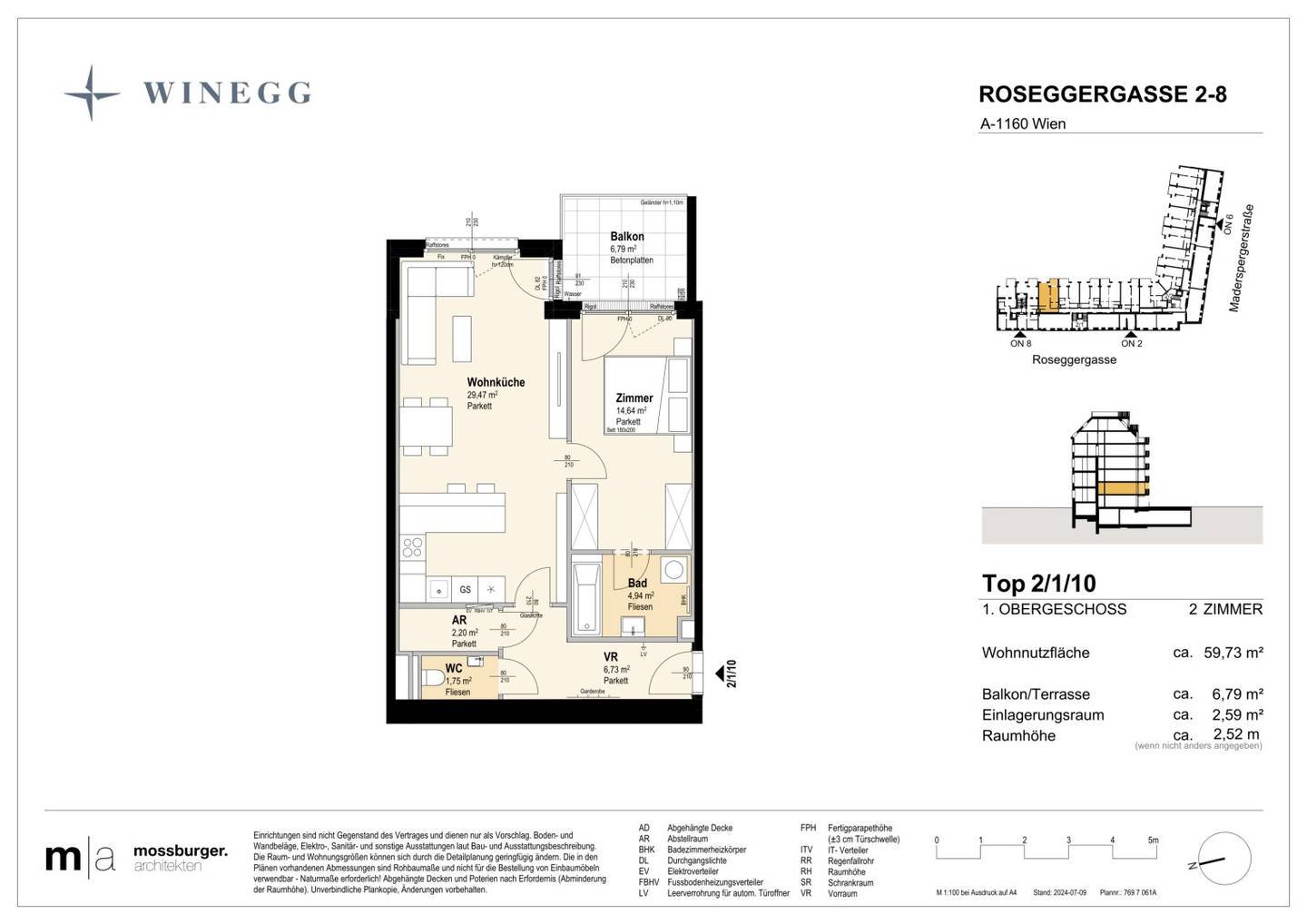 Erstbezug Neubau Wohnung mit Balkon