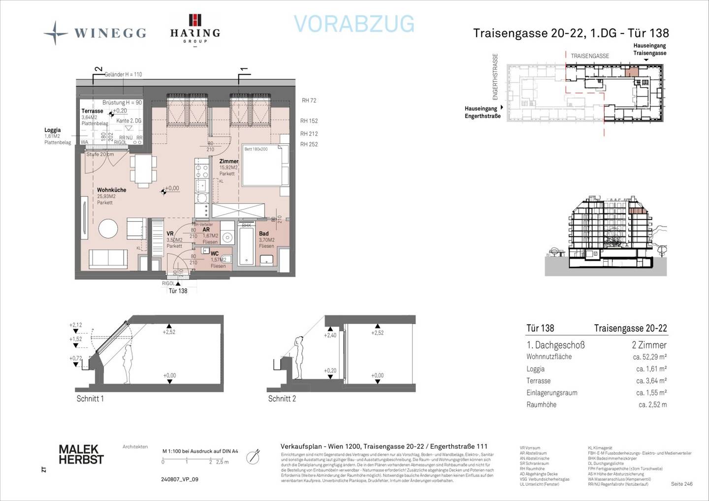 Apartment Danube view New build commission free