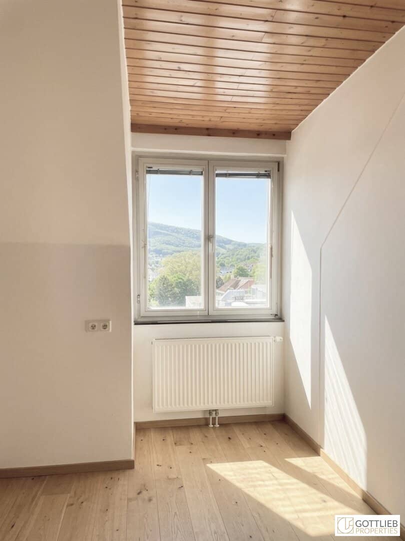 Nähe Altstadt! Bis Februar 2027 befristet vermietete Dachgeschoss-Studio-Wohnung mit Fernblick