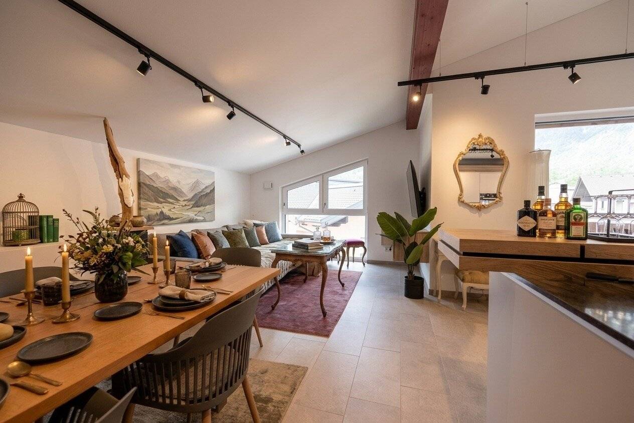 Neuwertiges und TOP-MODERNES Loft-Studio in Münster Tirol, 2 Zimmer, Terrasse, Garage