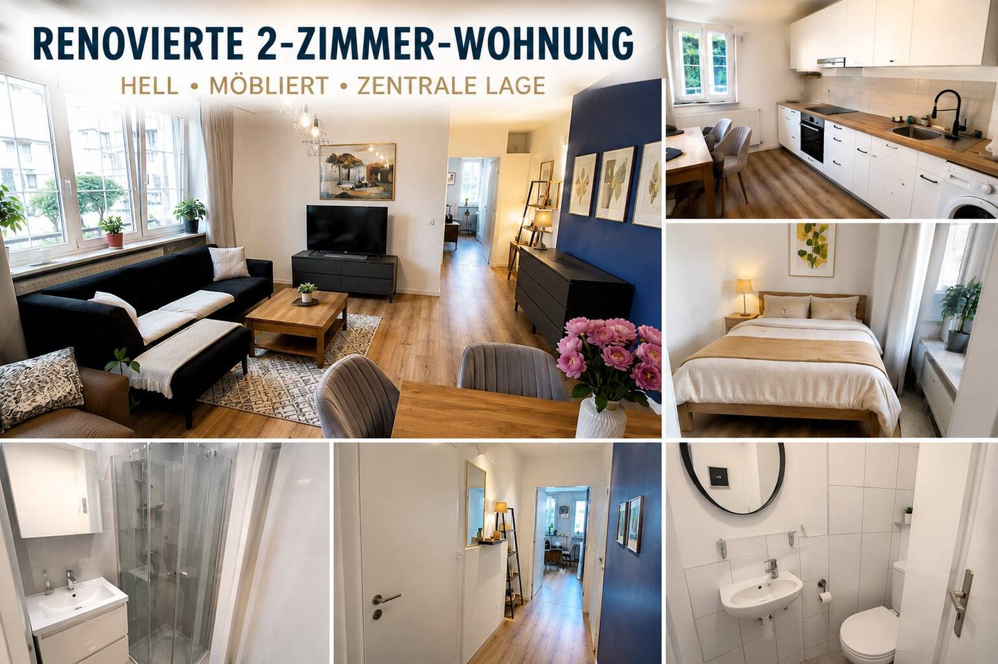 Bright 2-room apartment newly renovated | Central location Graz