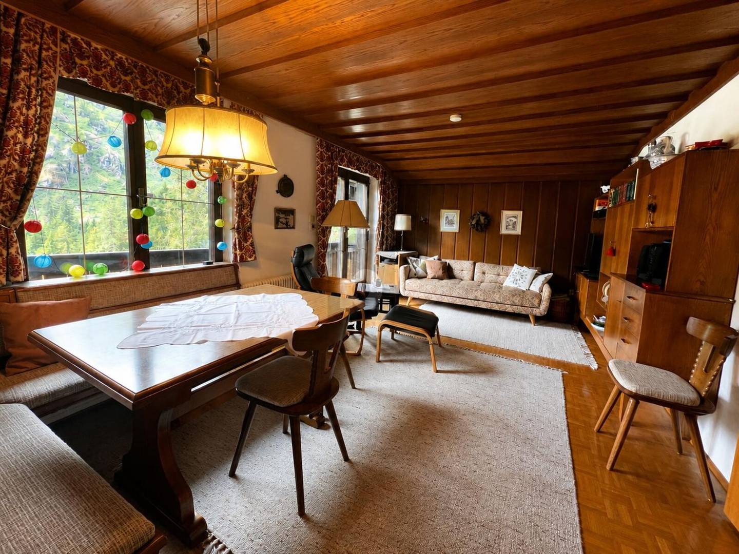 Ferienwohnung mit See und Bergblick nahe Skilift