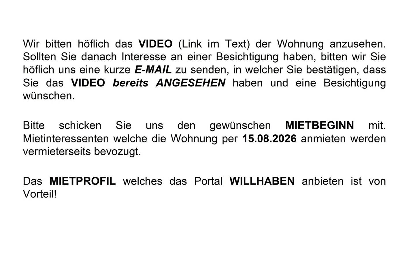 Text zur Immobilie