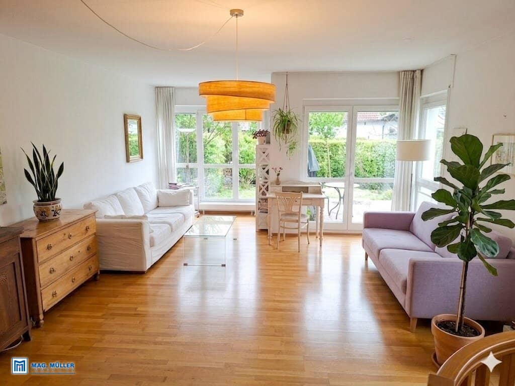 Chic 2-room garden apartment and basement flair in prime location Aigen