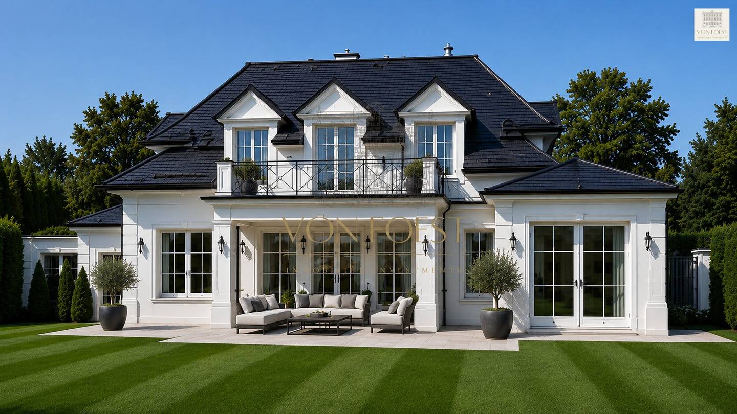 Wunderschöne Landhausstil-Villa eingebettet in einem idyllischen Gartenparadies