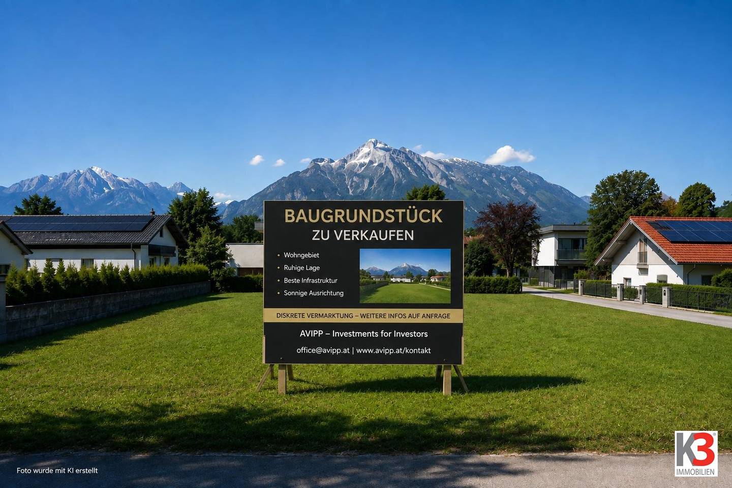 K3 - Affordable building plot with existing property in the Salzburg villa district