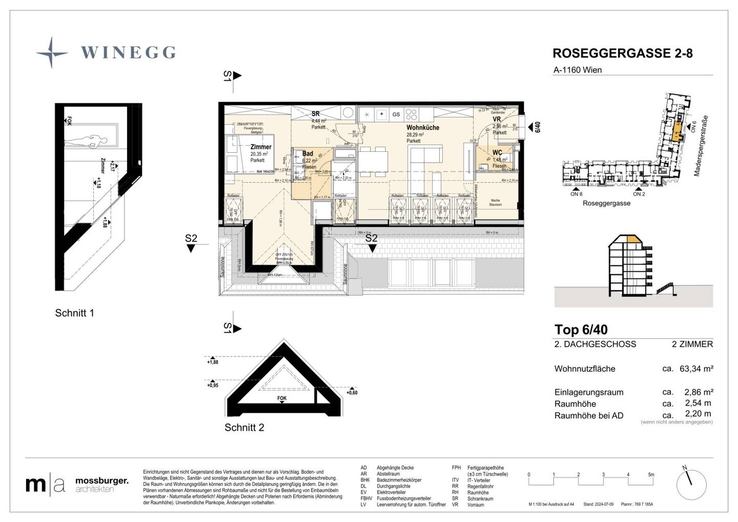 Top floor apartment climate controlled new build