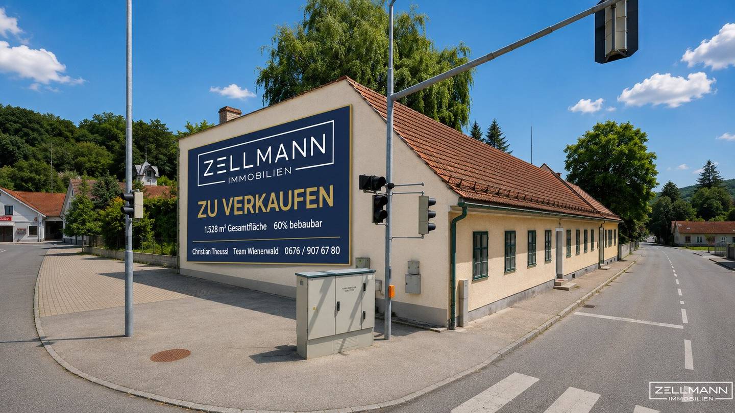 RARITÄT in MAUERBACH | 1528 m² großes Baugrundstück im Ortskern - BAUTRÄGERGRUNDSTÜCK  | ZELLMANN IMMOBILIEN