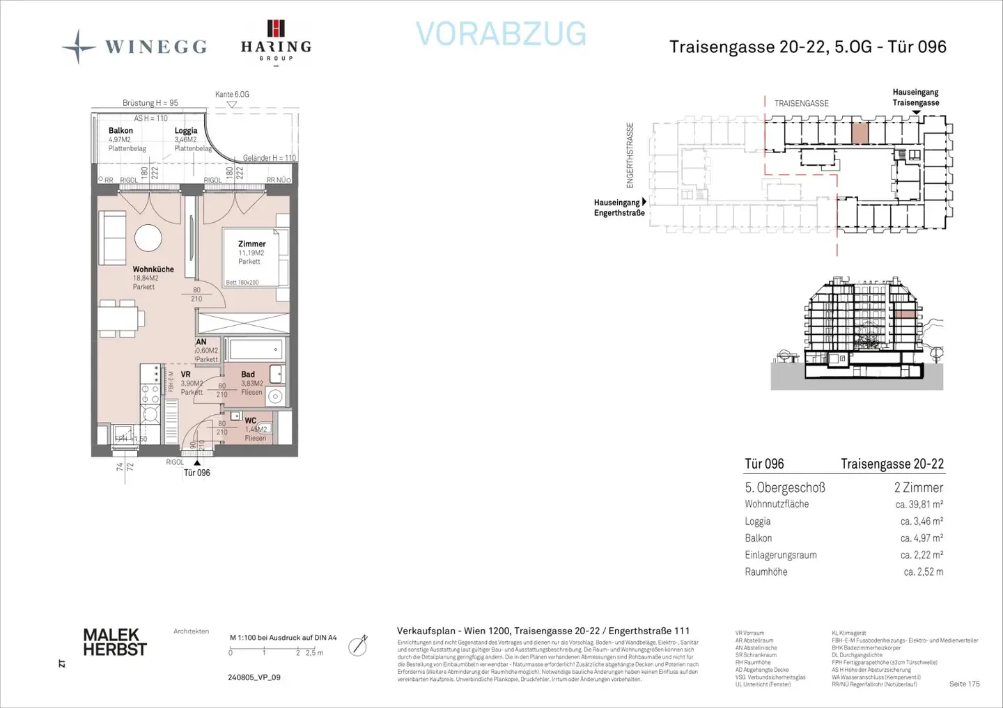 Apartment new build first occupancy with Danube view commission free