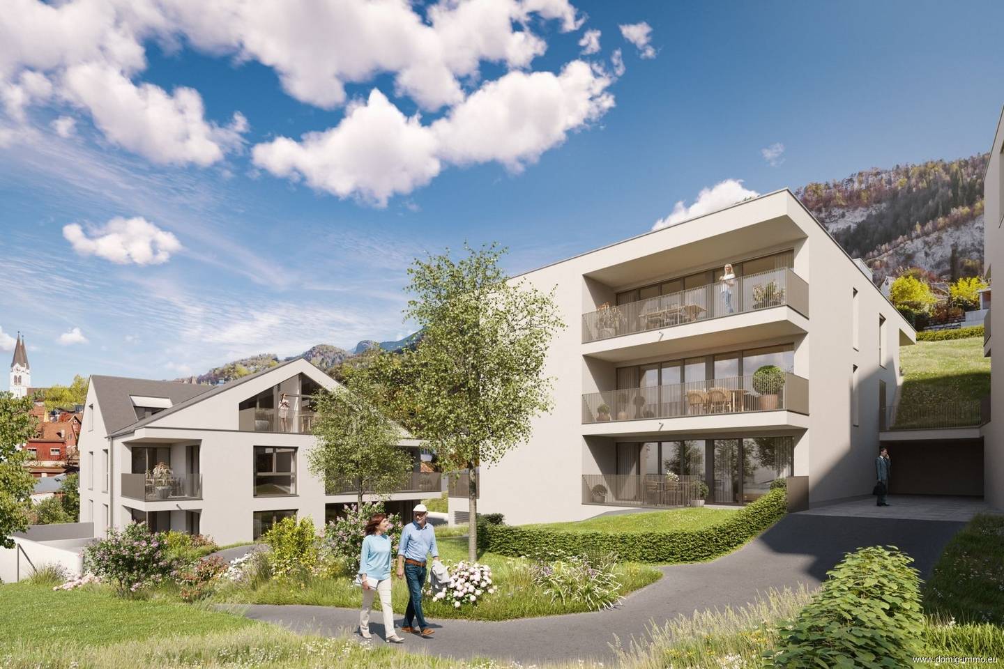 Neubauwohnung mit Terrasse und Tiefgarage