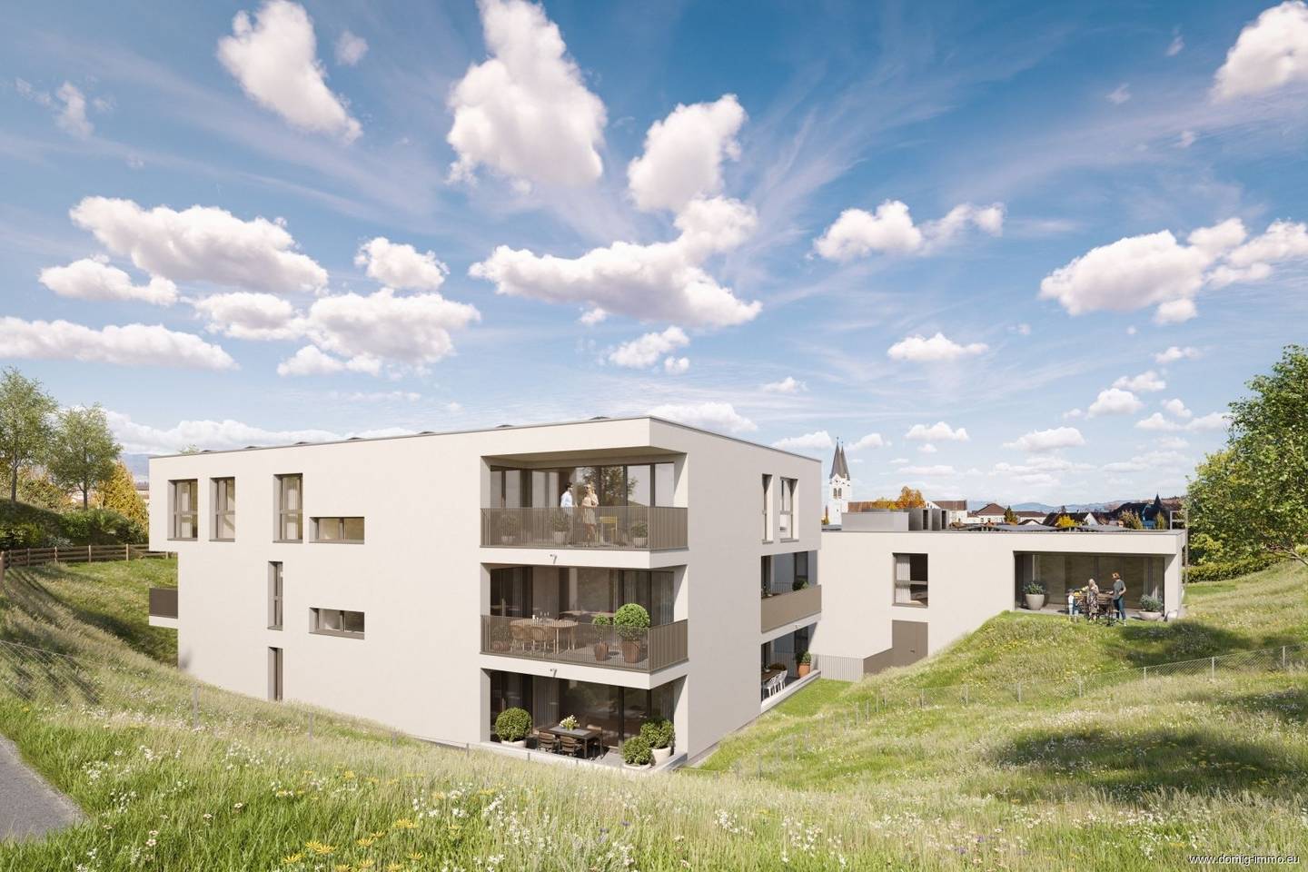 Neubauwohnung mit Terrasse und Tiefgarage