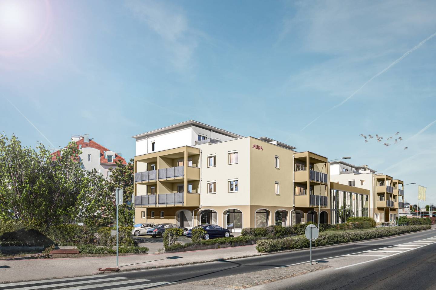 Teilmöblierte 2-Zimmerwohnung mit Garten und Klimaanlage in zentraler Lage - LEOBERSDORF