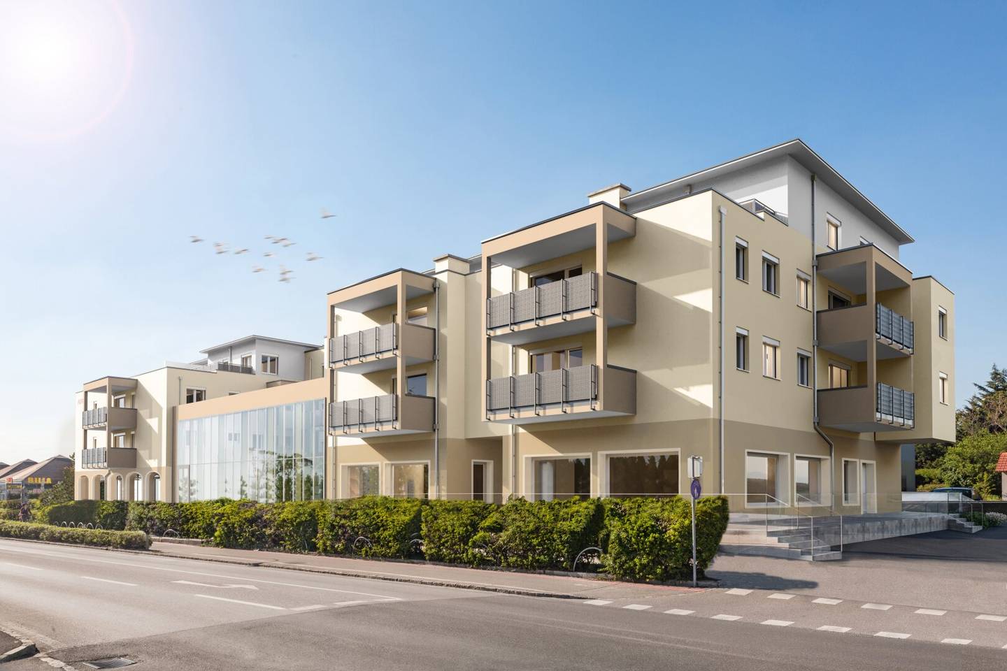Teilmöblierte 2-Zimmerwohnung mit Garten und Klimaanlage in zentraler Lage - LEOBERSDORF