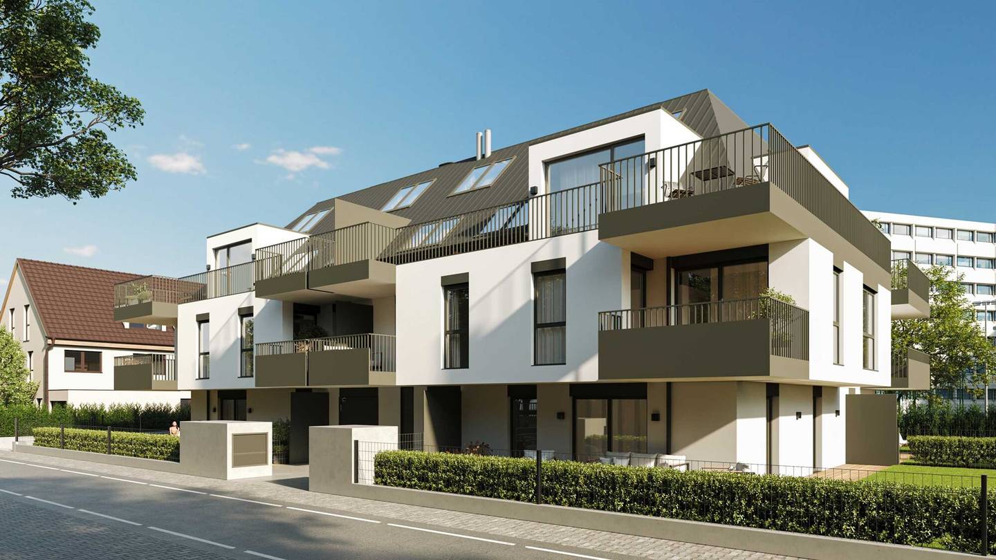 Bright Wohnung with large balcony and new build