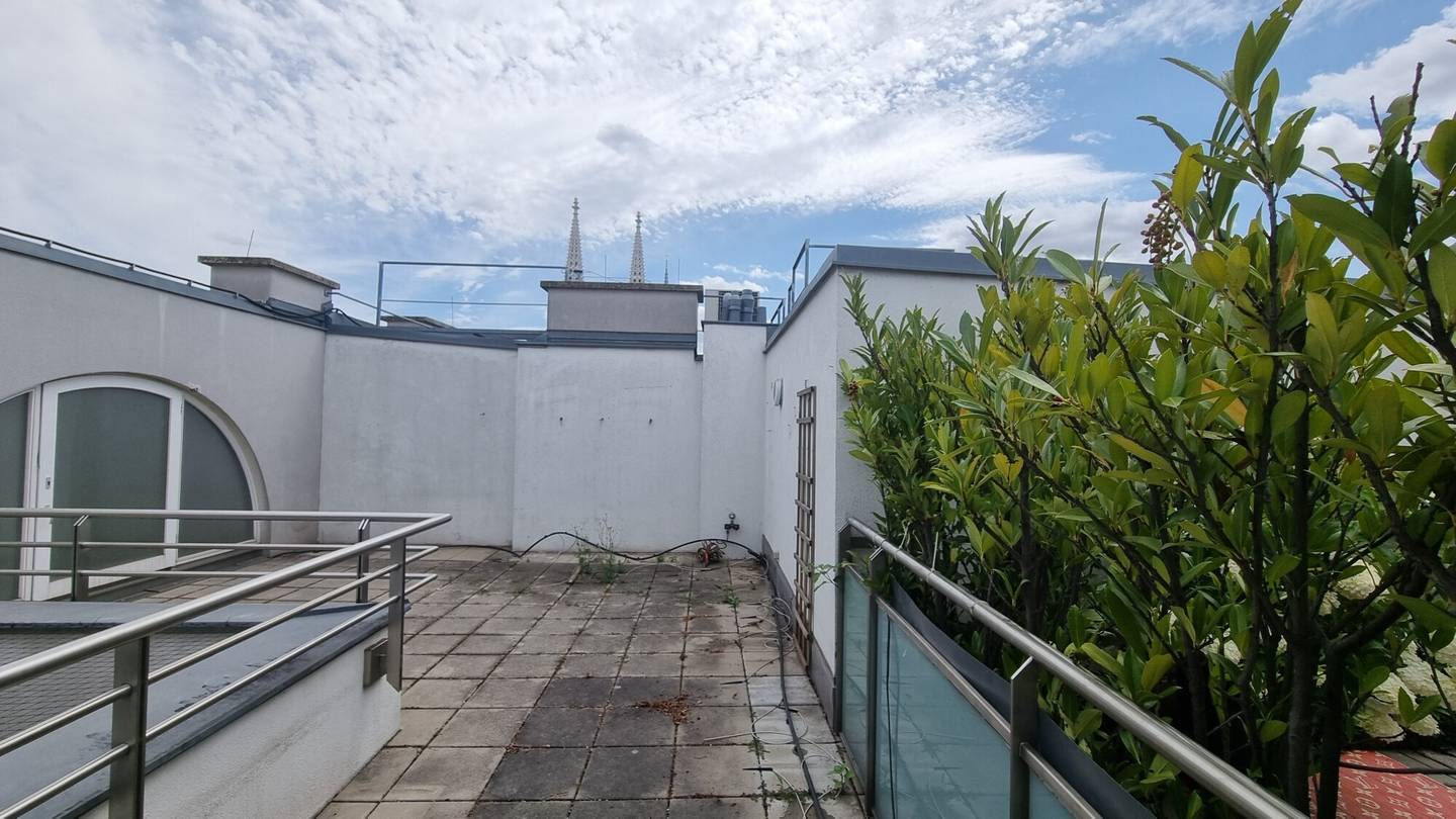 Bright Dachgeschosswohnung with courtyard terrace near Votivkirche
