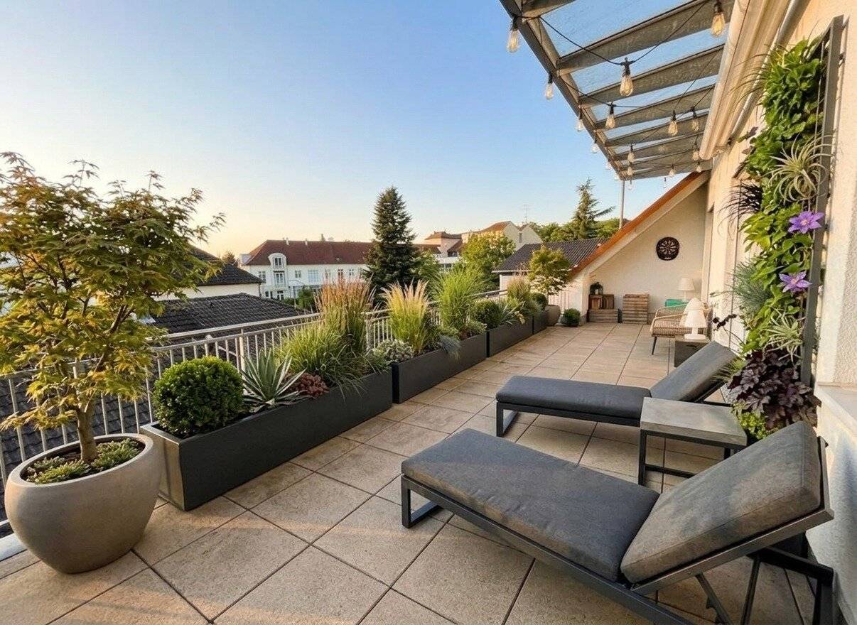 Barrierefreie 2-Zimmer-Wohnung mit Dachterrasse in Perg Zentrum