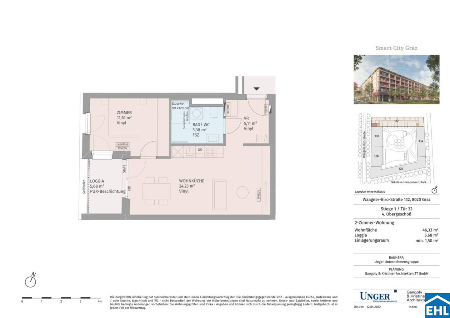 Perfekt angebunden, entspannt zuhause – Smart Quadrat