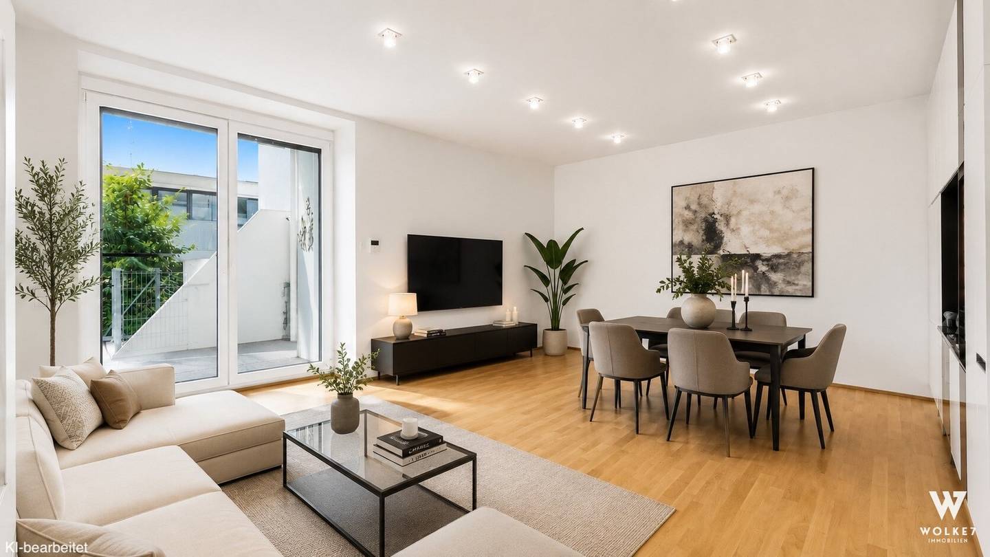 TOP LAGE: 3-Zimmer-Wohnung mit ca. 52 m² Freifläche I Garagenstellplatz I Nahe Mariahilfer Straße &amp; U3 Neubaugasse