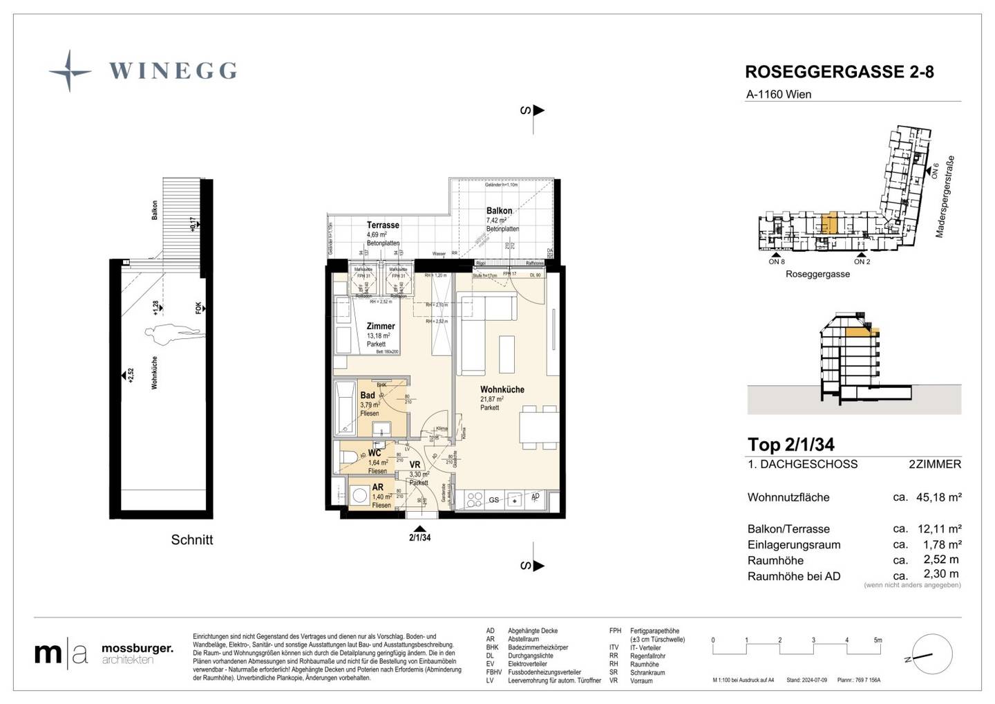 Apartment inner courtyard oasis first occupancy
