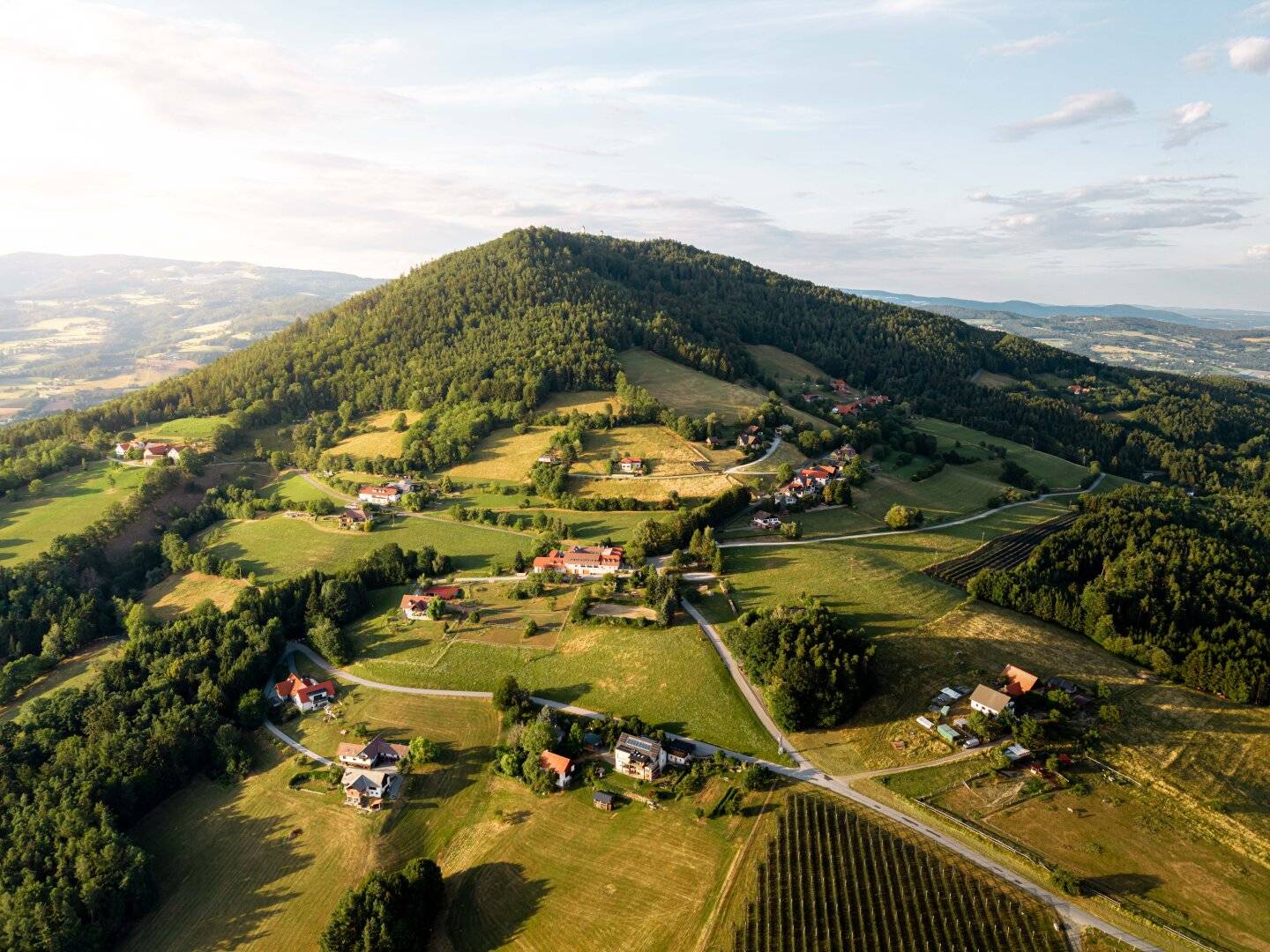 Toskana-Villa mit Panoramablick am Kulm: Nur wenige Minuten vom Stubenbergsee entfernt