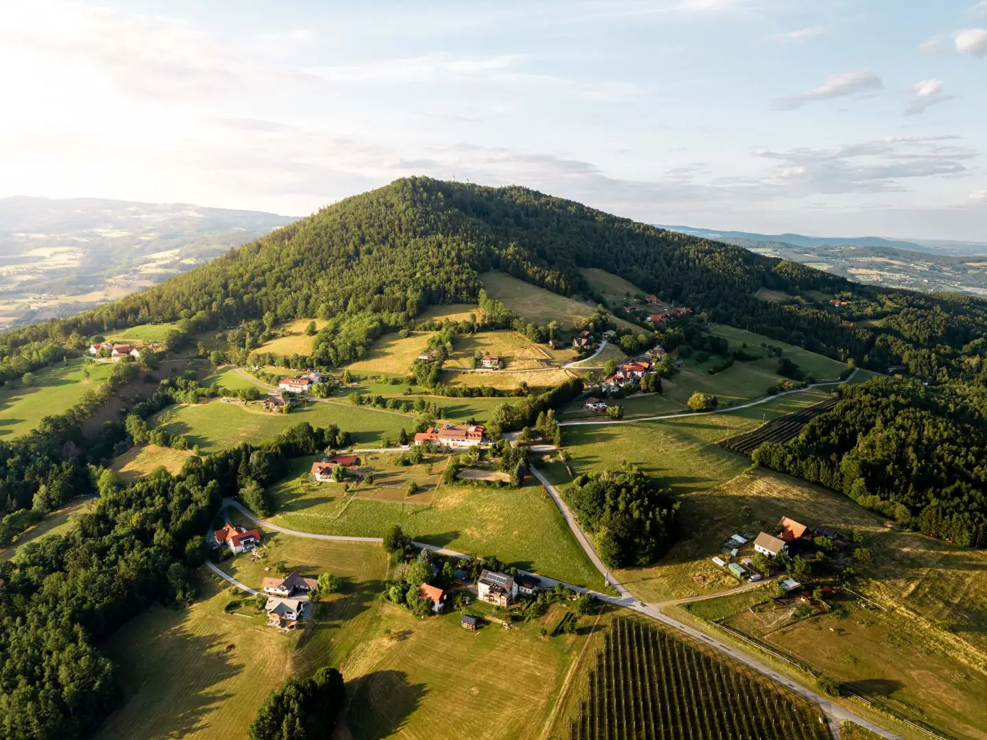 Tuscany villa with panoramic view on the Kulm: only a few minutes from Stubenberg Lake