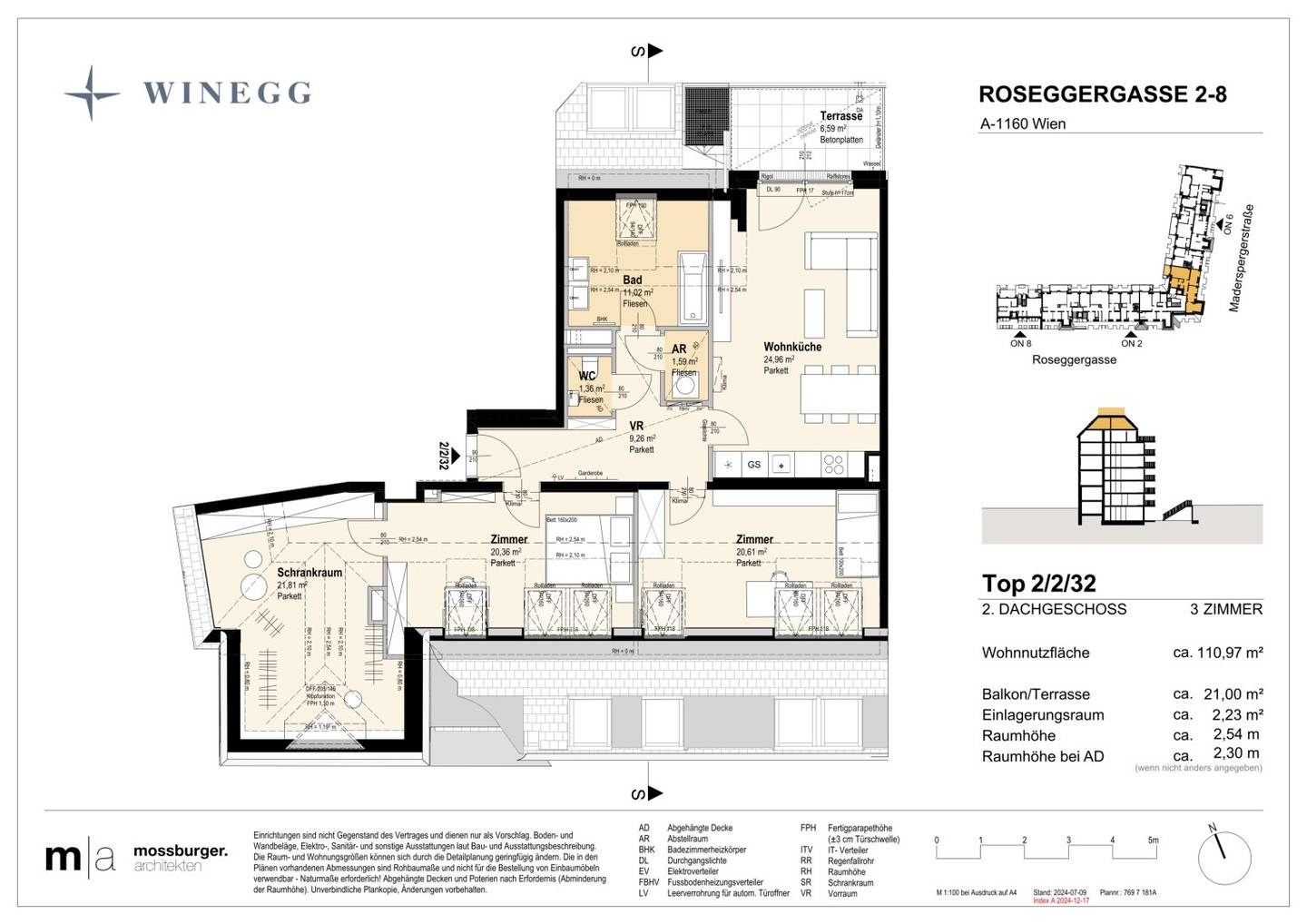 Dachgeschosswohnung Ruheoase Innenhof nahe U3