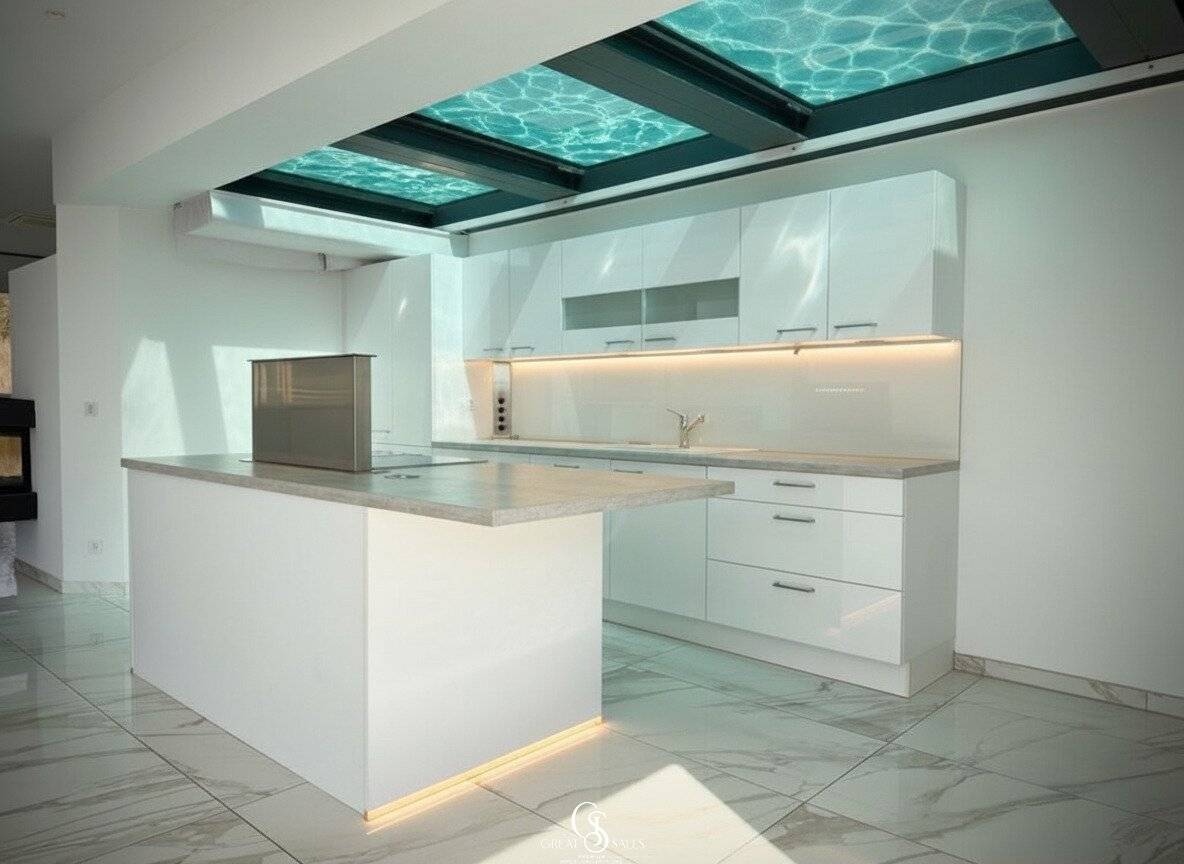 Exclusive Penthouse with 360° Panoramic View, Unique Glass-Bottom Pool on the Roof Terrace and Many More Luxurious Amenities