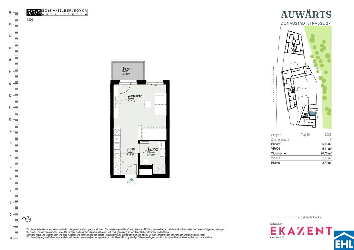 Living near the Alte Donau | Modern 1-room first occupancy