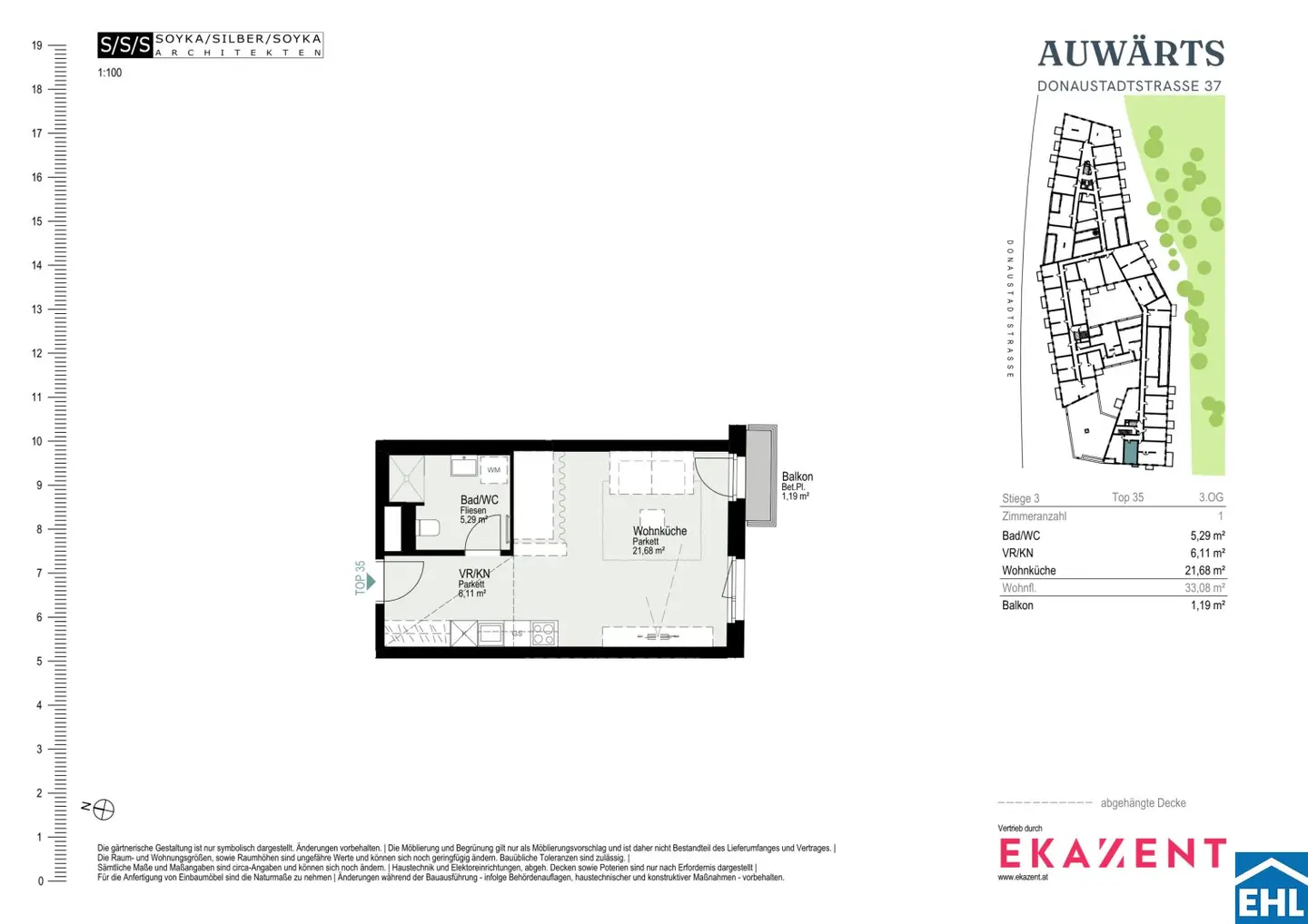 Thoughtful floor plan | 1 room | New building