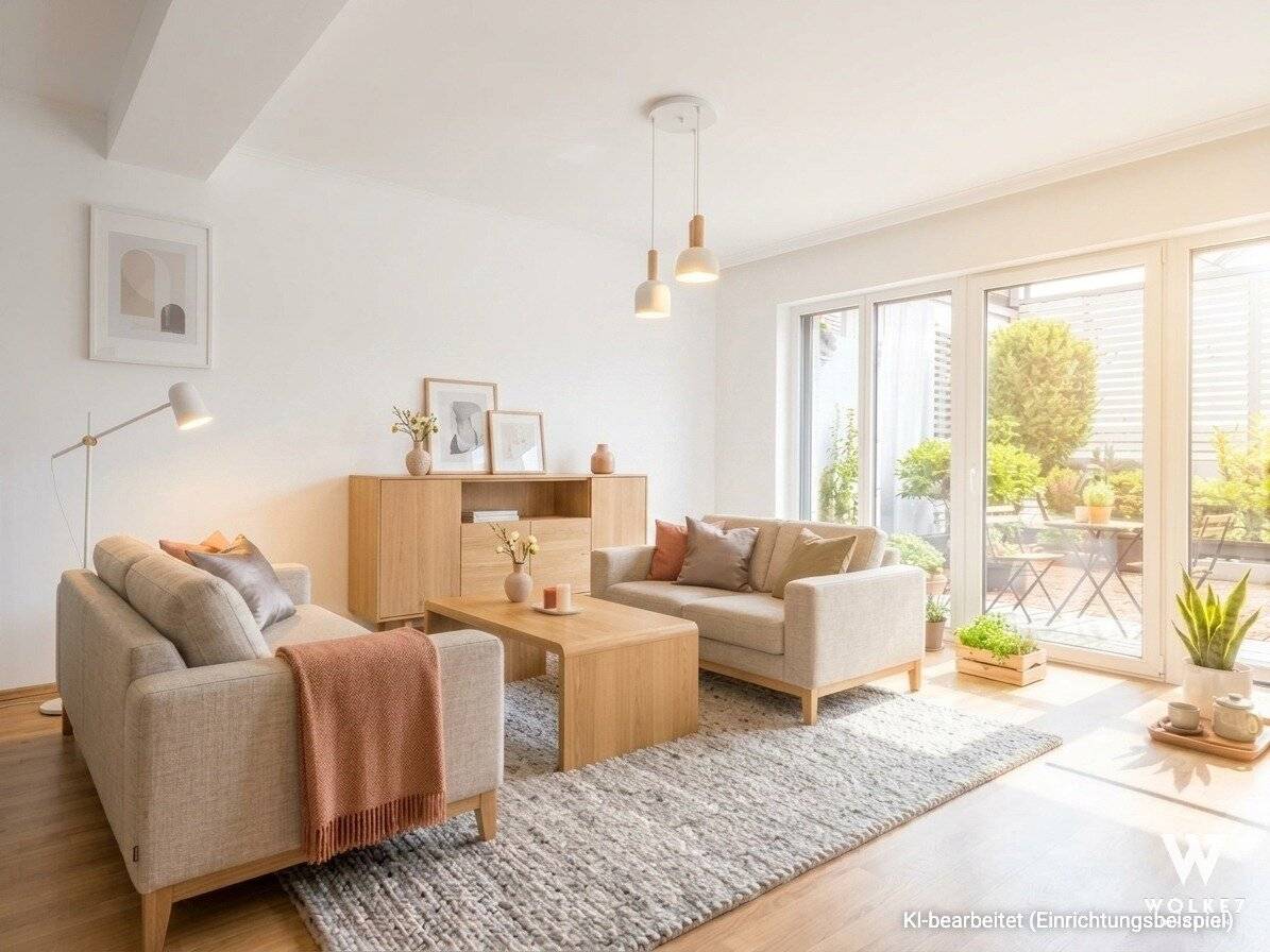 Einziehen &amp; Wohlfühlen - Moderne Gartenwohnung in Brunn am Gebirge mit zwei Terrassen und zwei Gärten