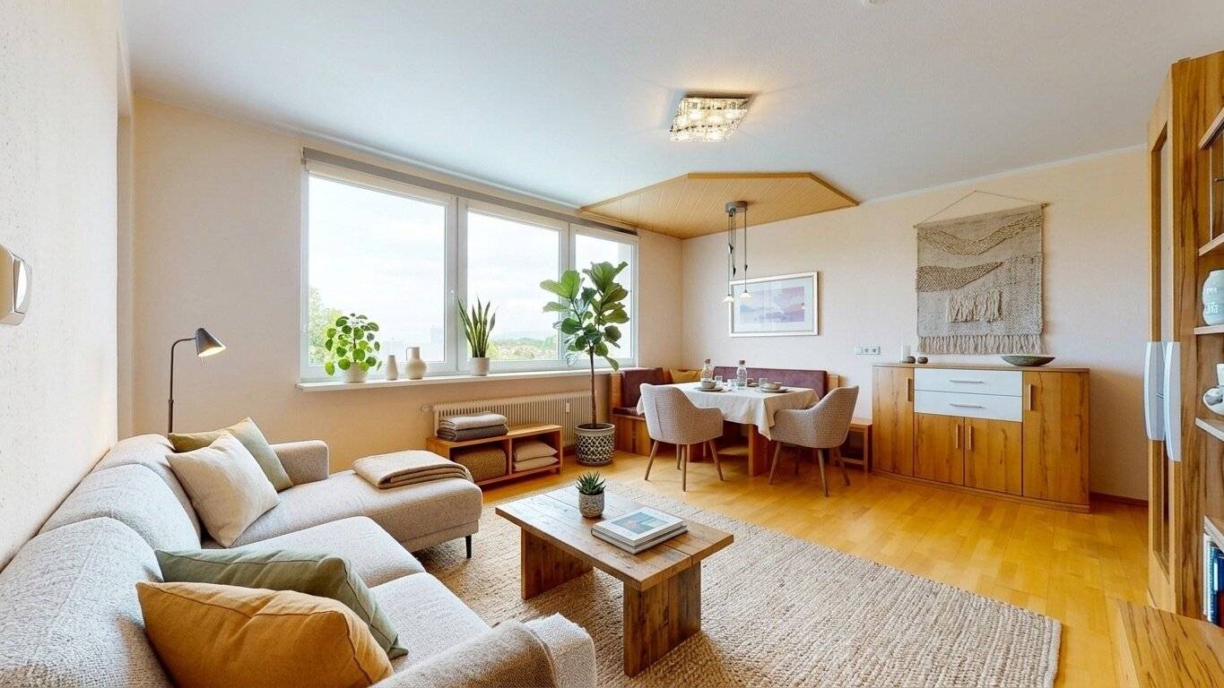 Helle 3-Zimmer-Eigentumswohnung mit Westloggia, Parkplatz und Gartenanlage in Klagenfurt-Welzenegg