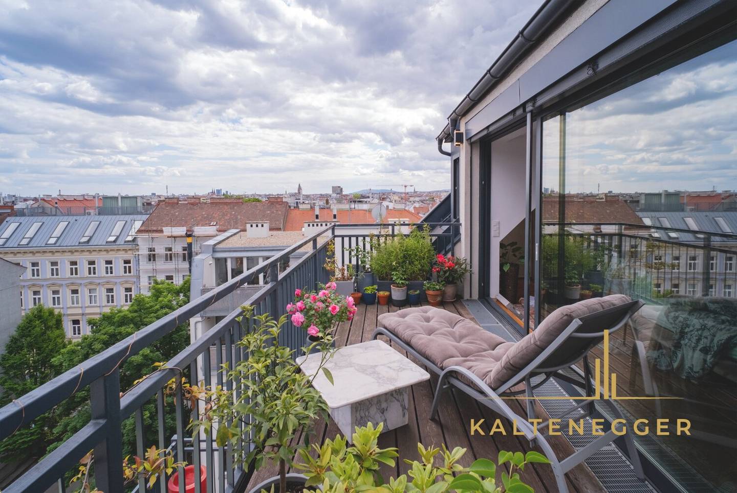 Luxuriöses 5-Zimmer-Penthouse mit 2 Terrassen und Aufzug direkt in die Wohnung