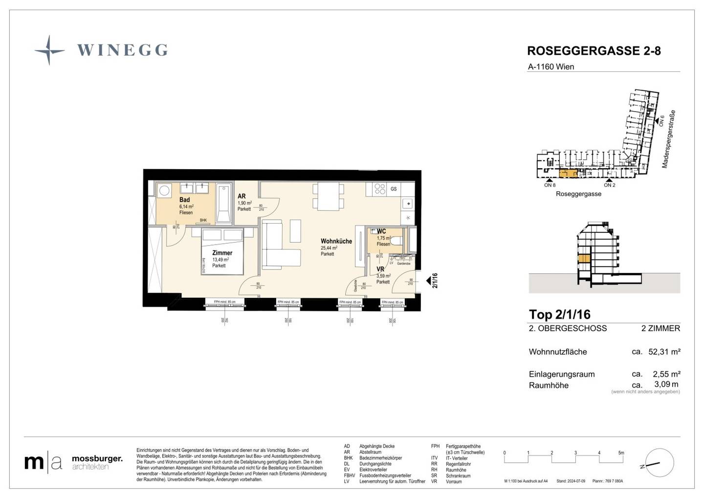 Wohnung near Wilhelminenberg inner courtyard retreat