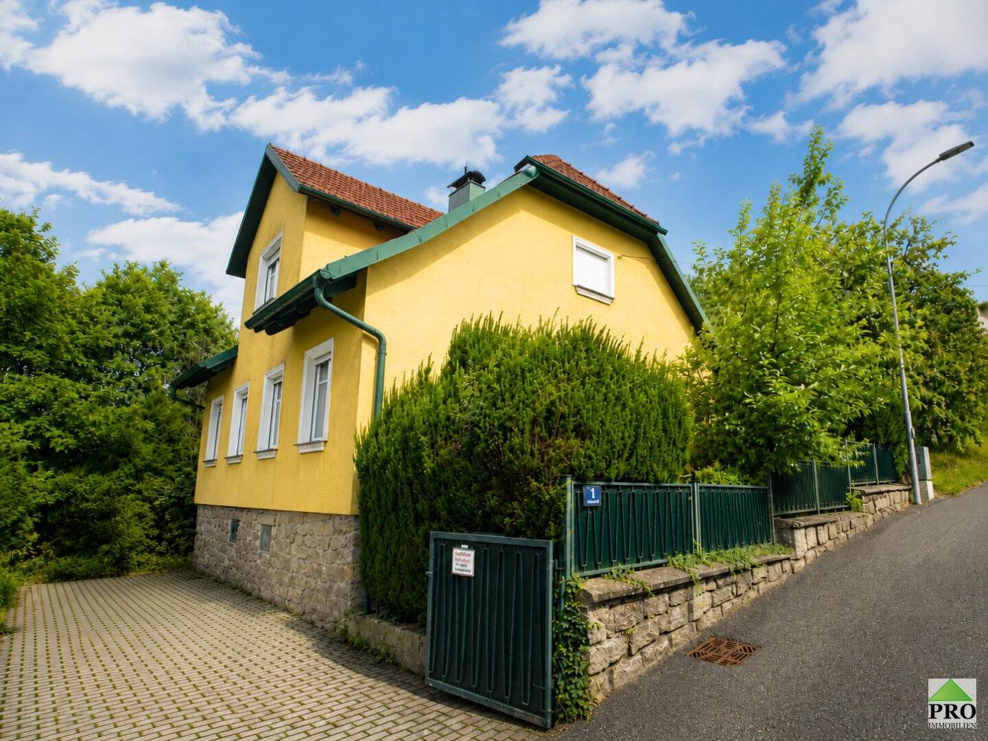 Waldviertel pur! Sehr grosses sonniges Grundstück - Haus mit Burgblick mitten in der Stadt Heidenreichstein!