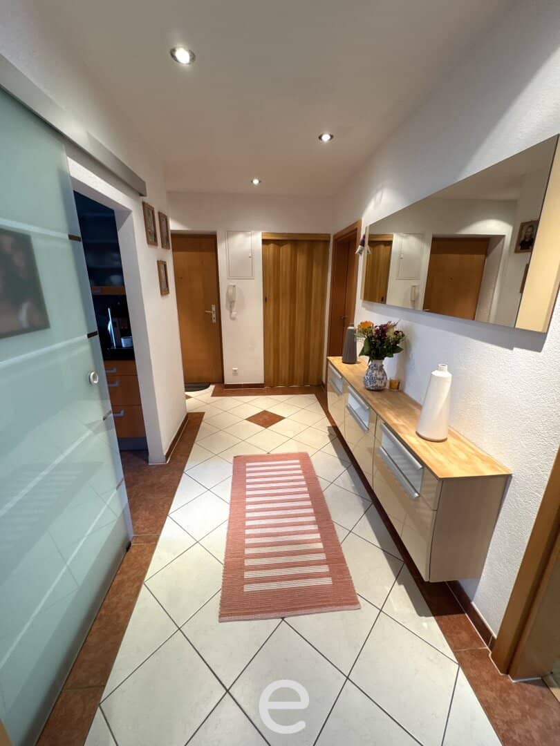 83 m² living quality with balcony and numerous extras