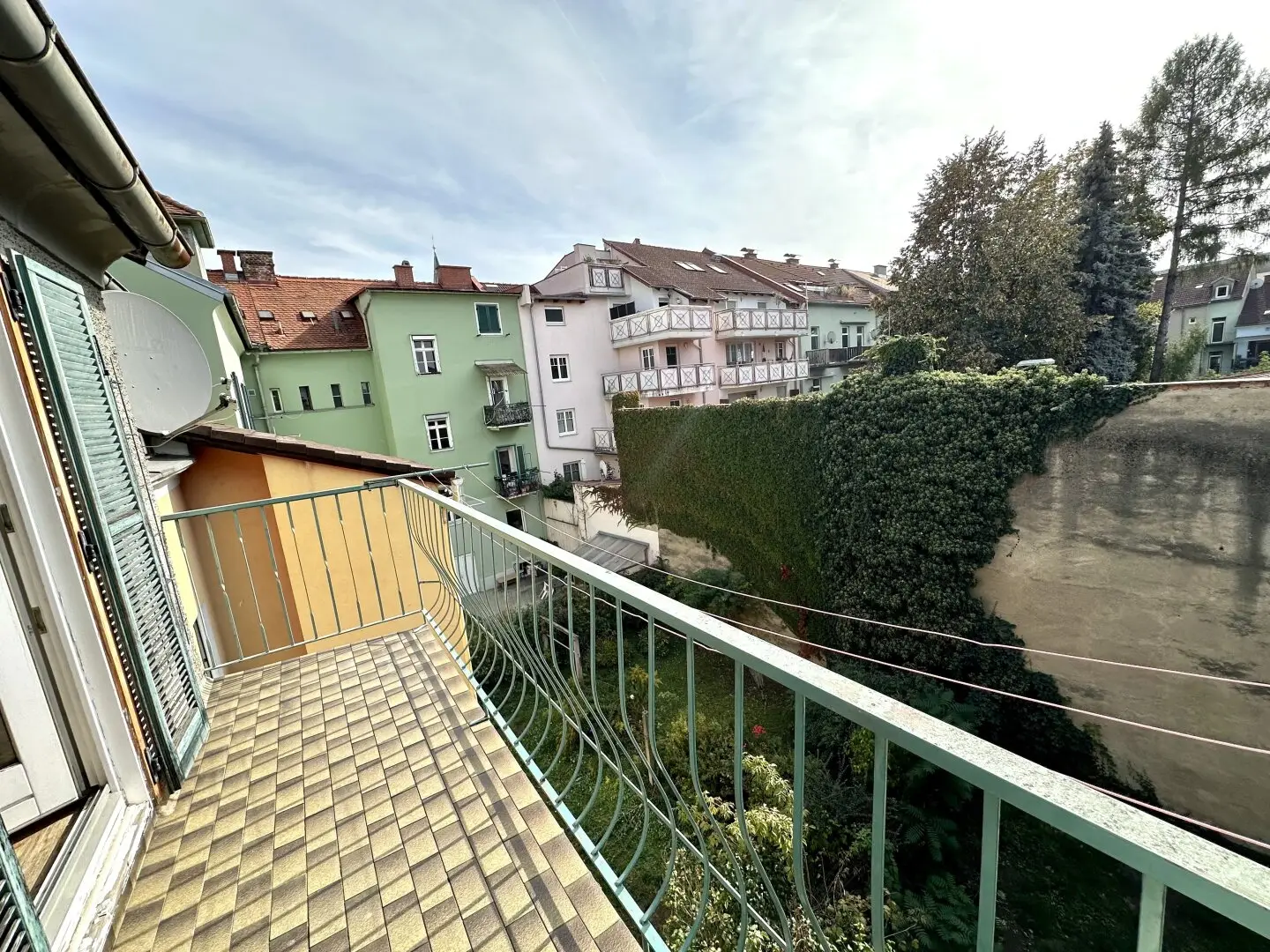 WG-taugliche 3-Zimmer-Altbauwohnung mit Balkon in zentraler Grazer Lage nähe Augarten