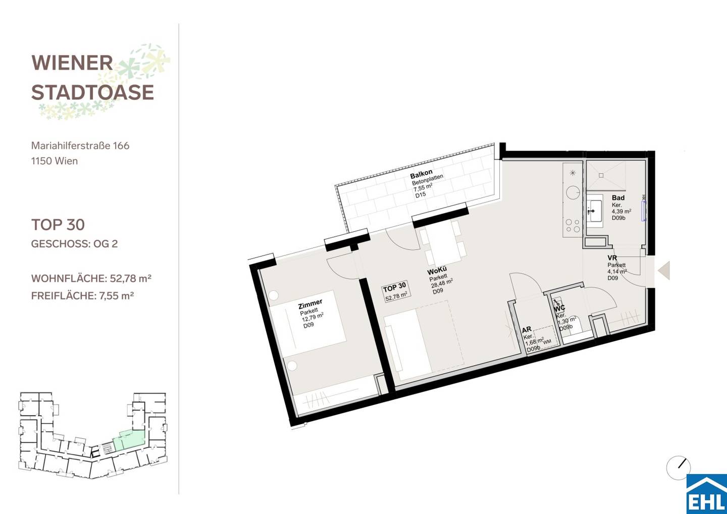 First occupancy | Modern rental apartments | Green inner courtyard | Prime location