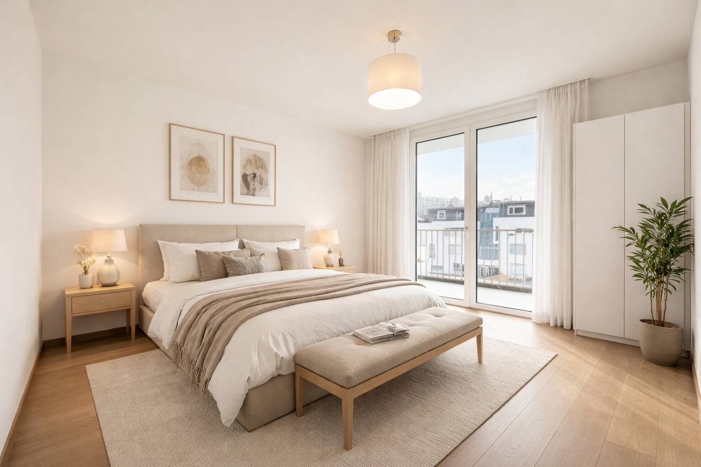 TOP Erstbezug 2025 in 1190: 3 Zimmer + Eckbalkon + Fernblick ins Grüne