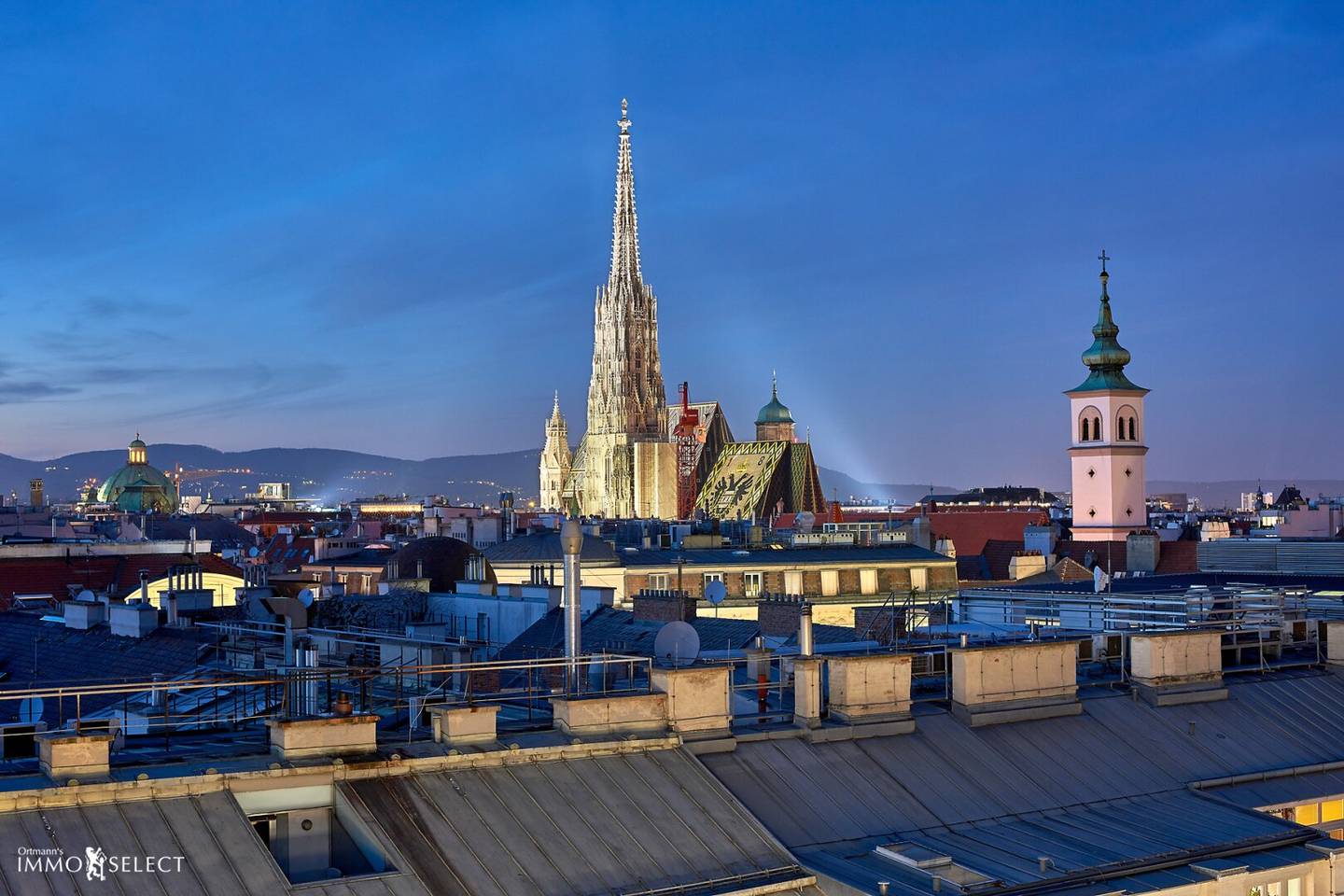 Lichtdurchflutetes LUXUS-Penthouse mit POOL und einzigartigen Ausblick im ZENTRUM von WIEN...