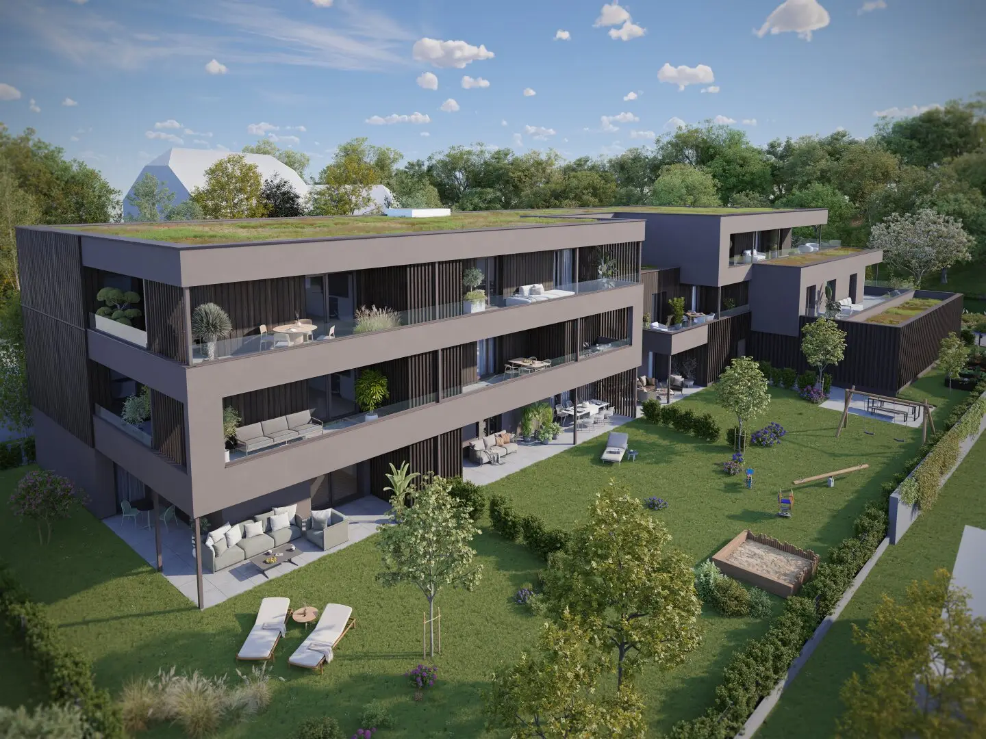 Garden apartment directly on the Enknach