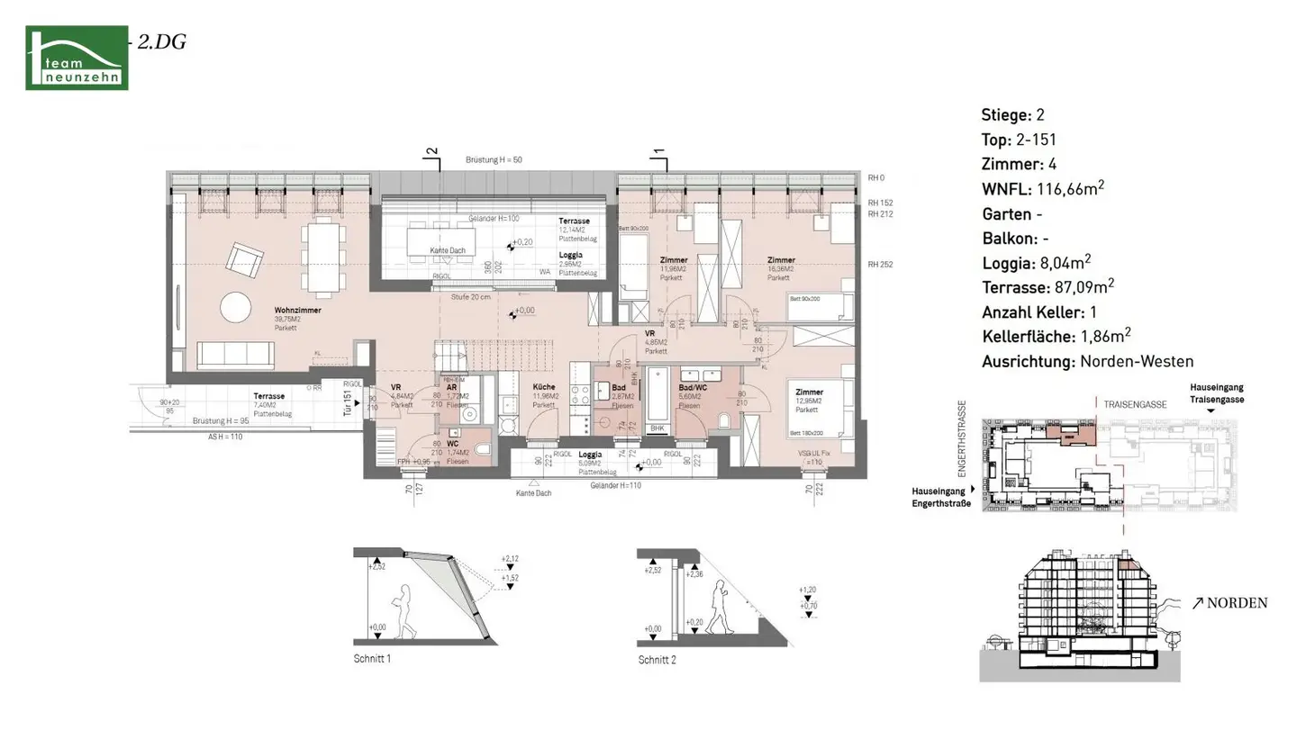 A home to settle in – high-quality new-build apartments with outdoor spaces