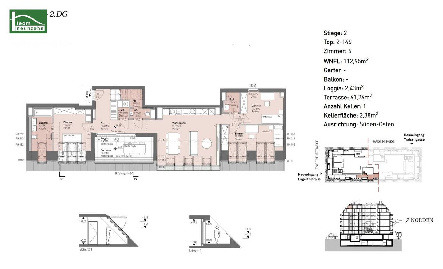 Living between city and nature – well thought-out layouts near the Danube!