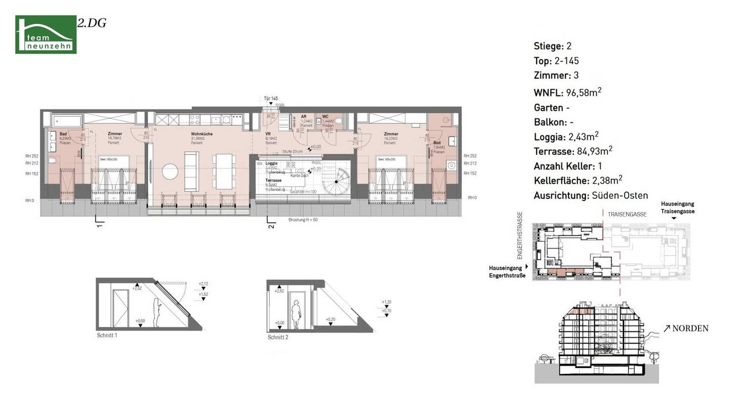 Modern living near the Danube – stylish condominiums with outdoor spaces