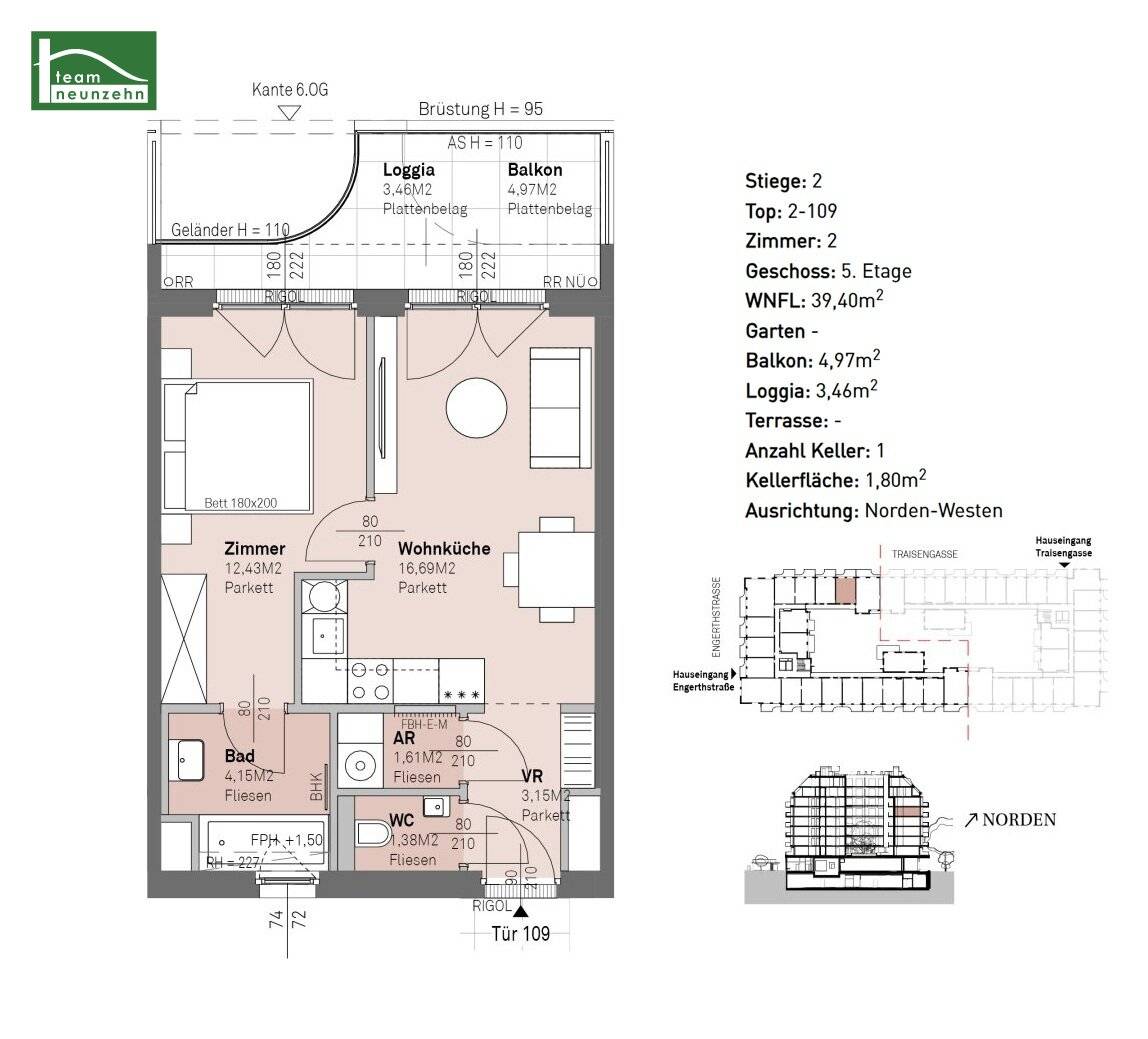 Living between city and nature – well thought-out floor plans near the Danube!