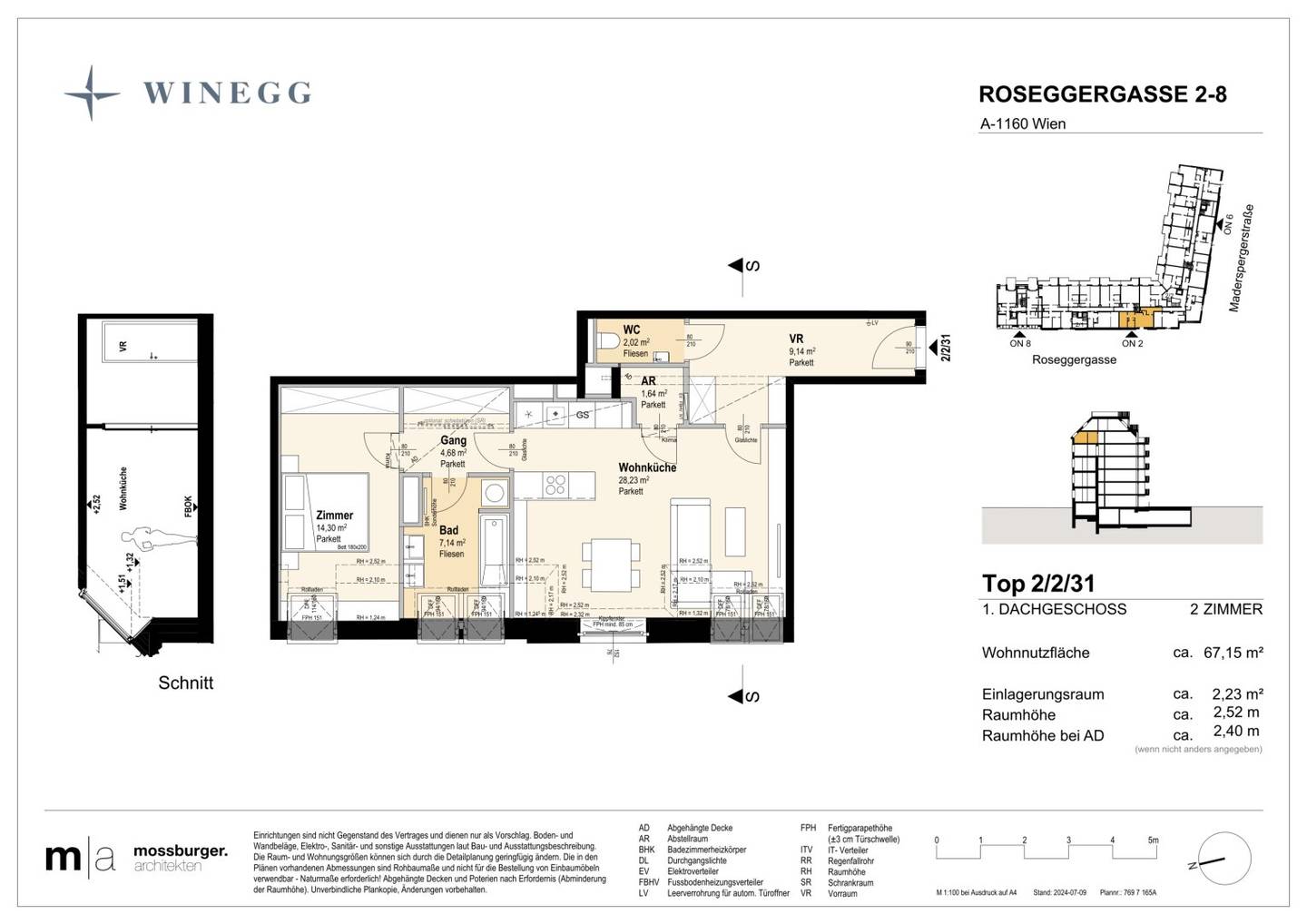 Wohnung Innenhof Ruheoase DGNB Gold zertifiziert