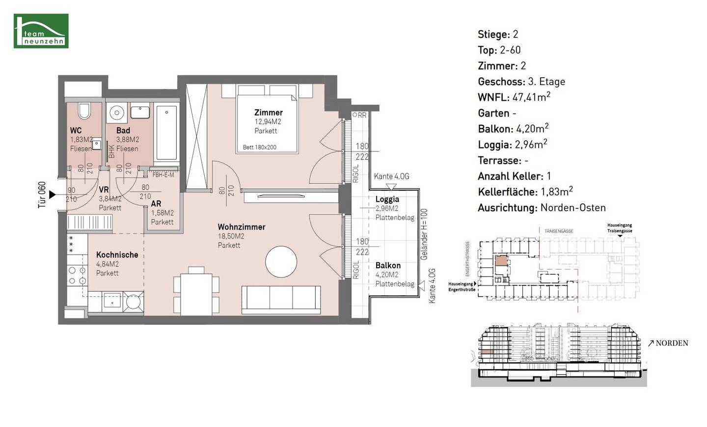 Living between city and nature – thoughtful floor plans near the Danube!