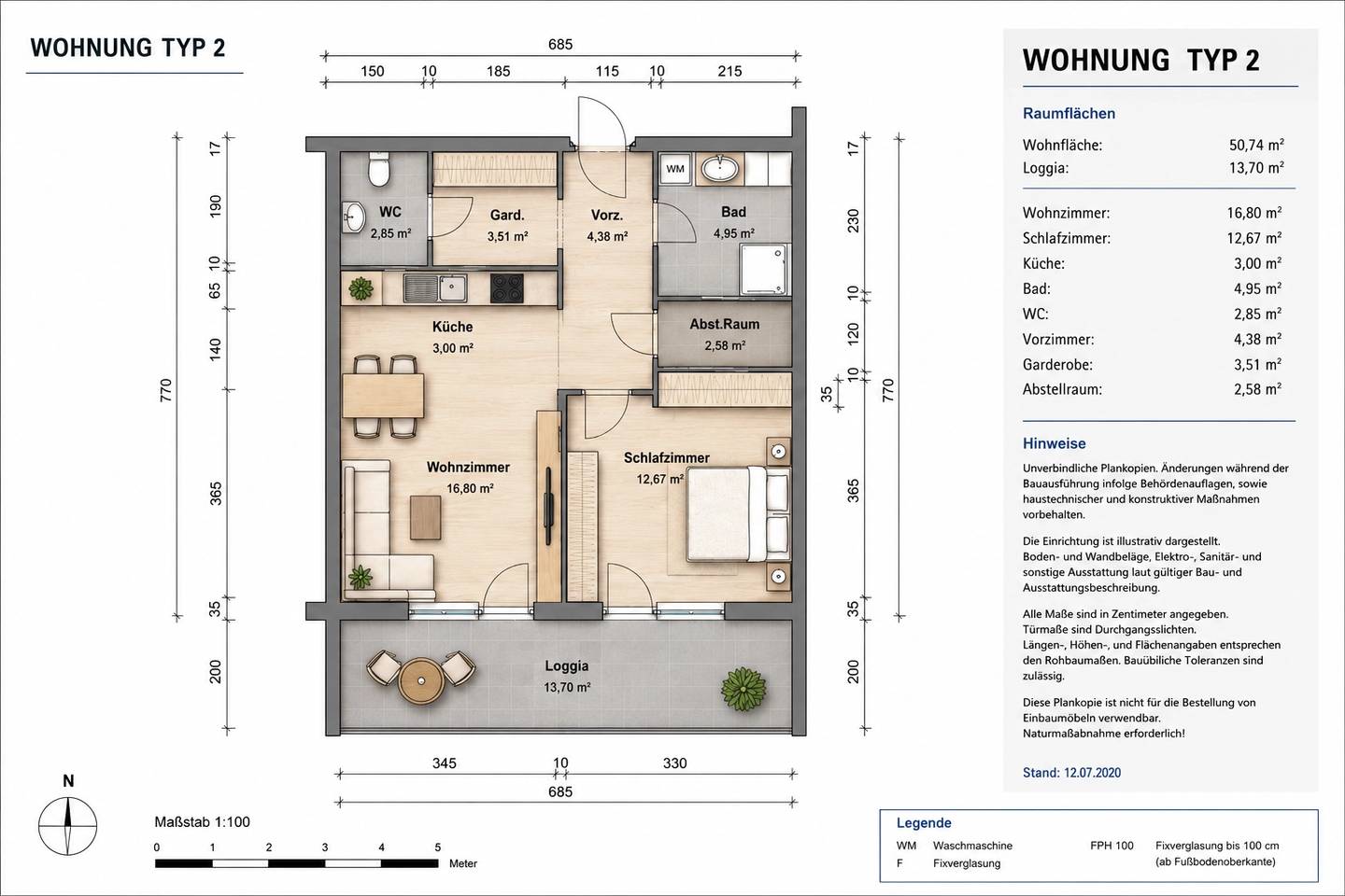 Helle Wohnung für 50 plus barrierefrei und provisionsfrei