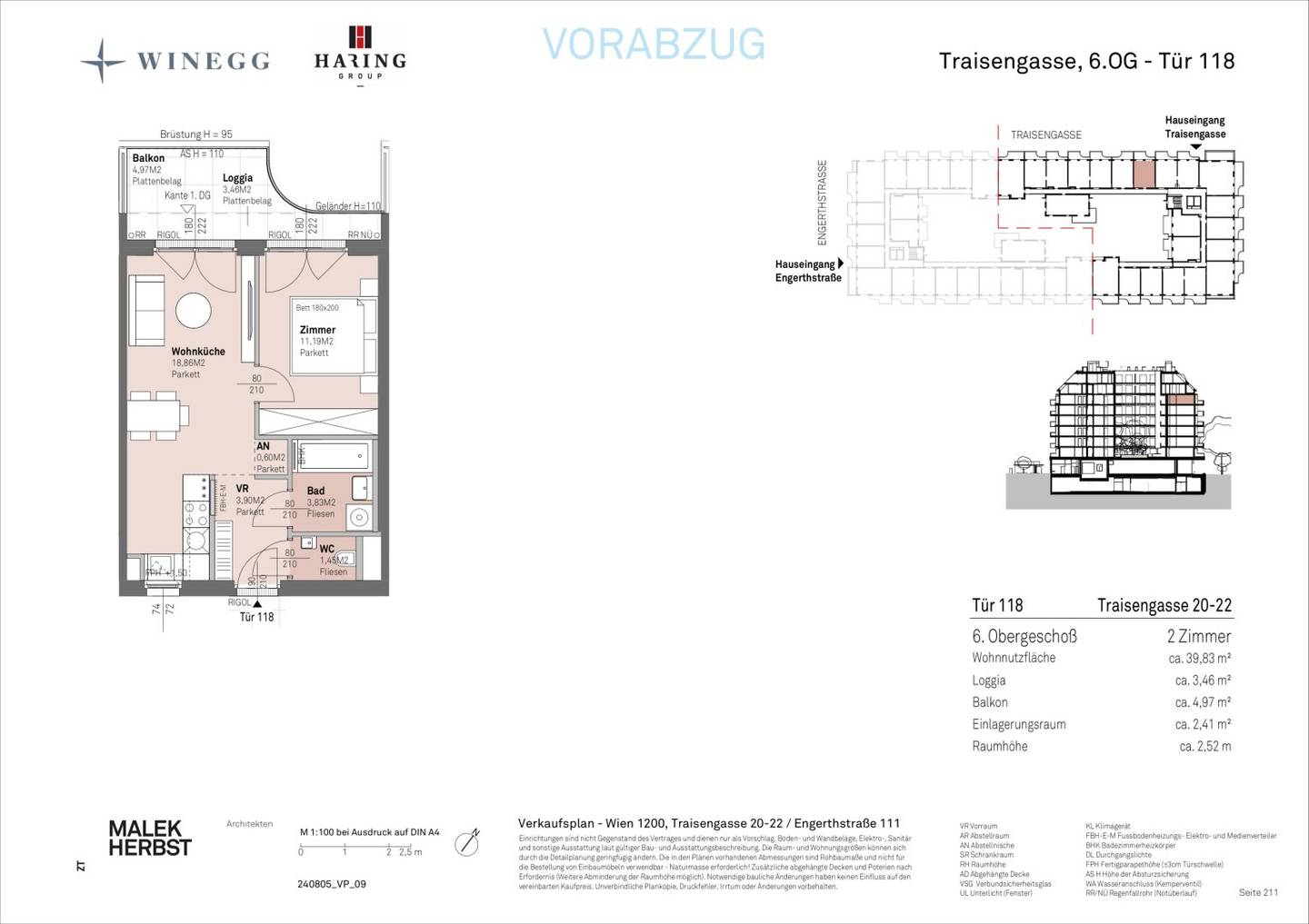 Vorsorgewohnung Danube riverside new build