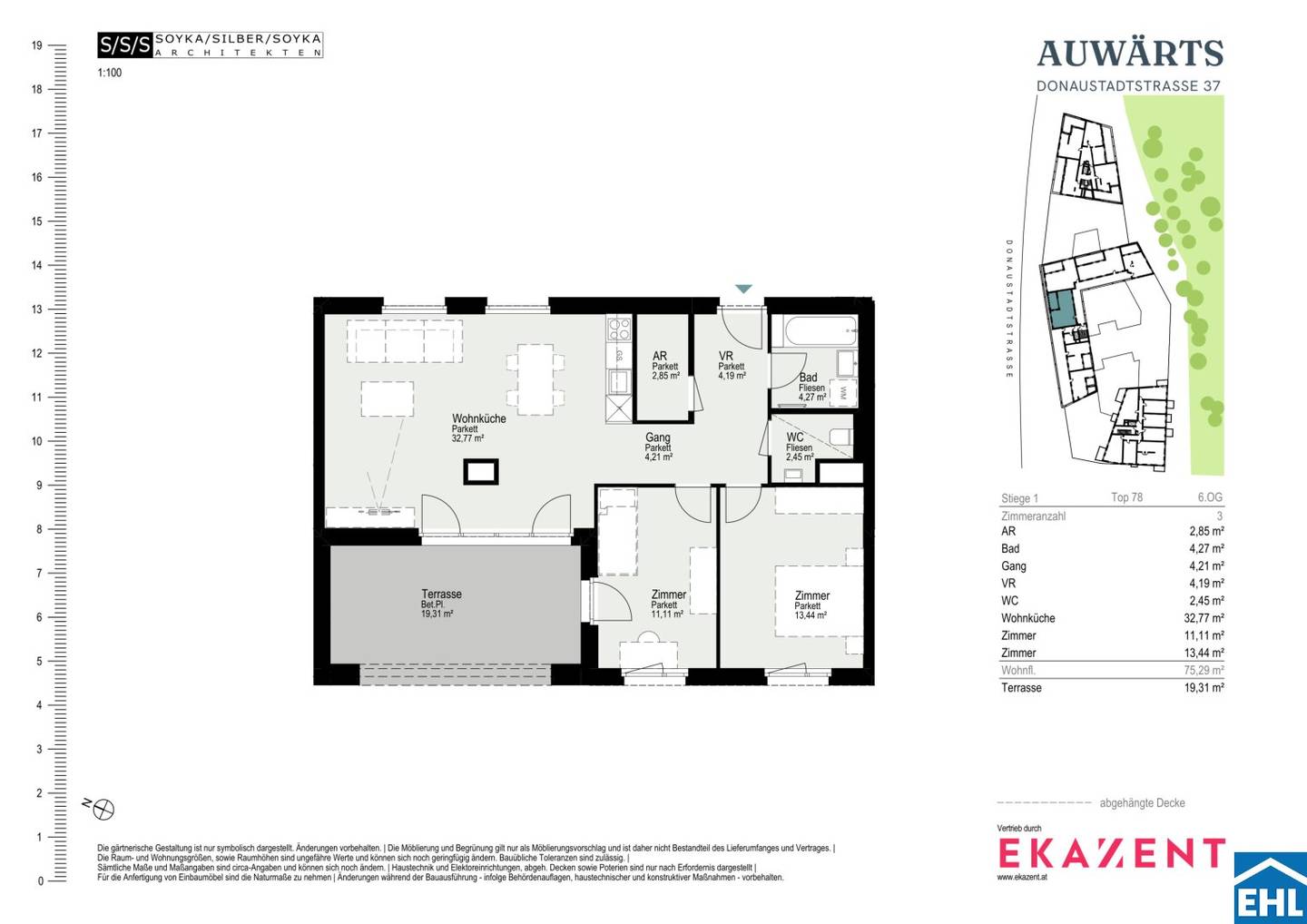 Alte Donau around the corner | Modern 3-room apartment
